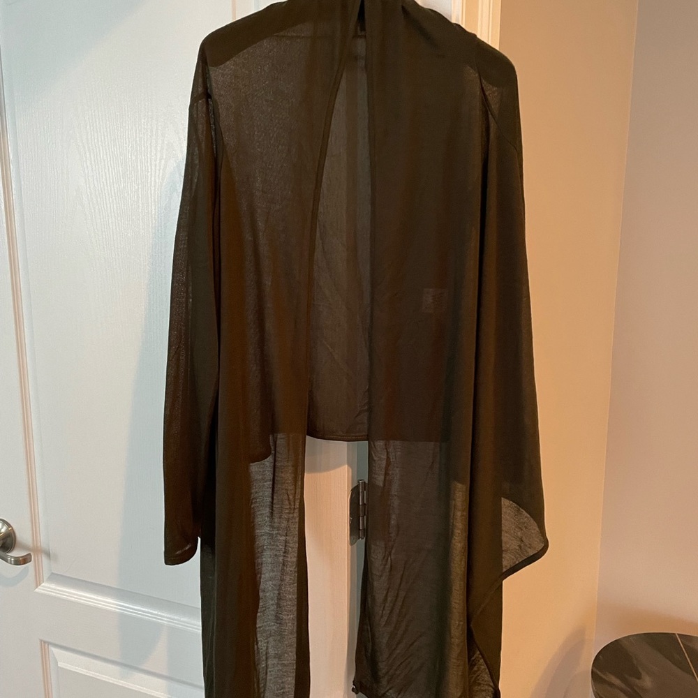 Lightweight Army Green Worth Cardigan Size Small